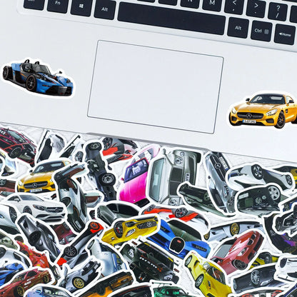 50 pcs Racing /Sports Car  Stickers